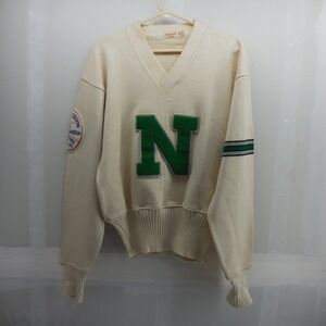 Vintage 1953 Wilson Letterman Sweater New Trier High American Legion Winnetka 44